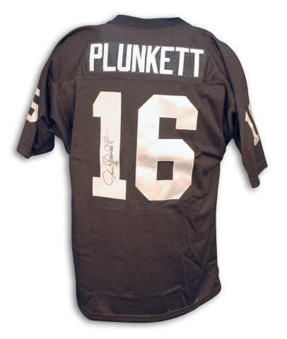 Jim Plunkett Oakland Raiders Autographed Throwback Jersey