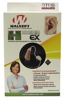 New Walkers Game Ear Digital Hybrid EX 16 Band Graphic Equalizer Environmental Noise Reduction