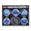 MELISSA & DOUG JUMBO PALM STAMPERS - BLUE