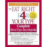 Eat Right 4 (for) Your Type Complete Blood Type Encyclopedia - The A-z Reference Guide For Blood Type Connection . . .
