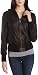 EMU Women's Third Reef Leather Bomber Jacket,Black,Small