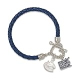 NHL Vancouver Canucks Hockey Fights Cancer Bracelet by LogoArt