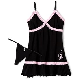 Buy Baby Phat Ladies Ruffle Babydoll Thong Set