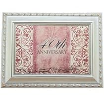 40th Wedding Anniversary Musical Jewelry Box - Gift for Ruby Anniversary
