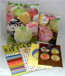 Cupcake All Occasion Gift Bags with Tags Set of 6 Quality Items Birthday Celebrations