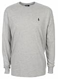 Ralph Lauren - T-shirt à manches longues hommes - col rond - Gris clair