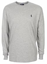 Ralph Lauren Mens Crew Neck Longsleeve Light Grey