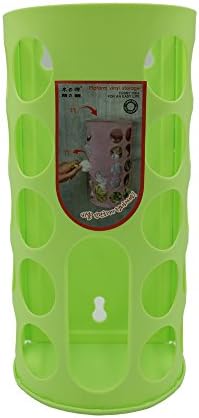 JL Future Plastic Bag Holder Wall Mount Grocery Bag Dispenser(Green)