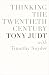 Thinking the Twentieth Century
