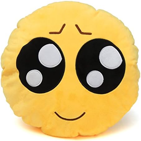 Acting Cute Thick Plush Pillow Round Cushion Pillow Stuffed Great for Watching TV and Videos or Reading a Book