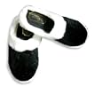 Easy USA - Ladies Slipper, Black, White