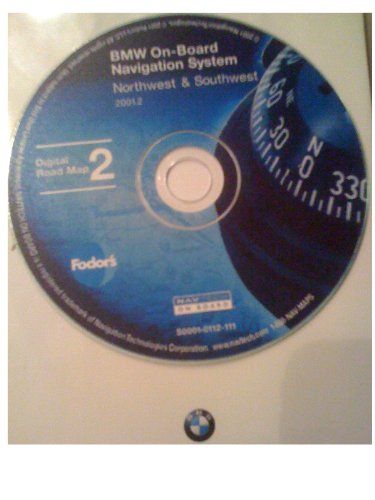 BMW, Land Rover or Mini Cooper Navigation disk CD # 2, this disk covers Northwest and Southwest year 2001