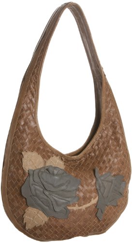 Sara Berman Millie Rose Hobo,Tan,one size