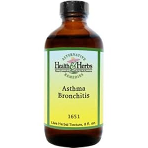 Alternative Health and Herbs Remedies Asthma and Bronchitis 1 8-Ounce Bottle by ALTERNATIVE Health & Herbs REMEDIES