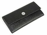 (ブルガリ)BVLGARI クラシック グレインレザー ホック式二つ折り長財布 ブラックXシルバー 20911 並行輸入品
