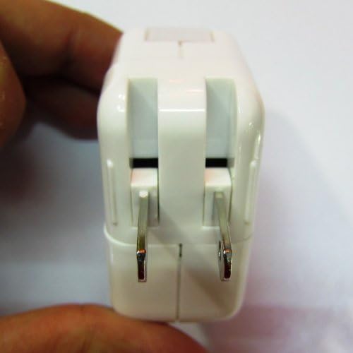 Dual USB Wall Charger Designed For Apple iPhone iPad iPod [2 Pack] BL Brand AC Power Adapters - Quickly Charge With Two Ports LED Light When Plugged Into Outlet