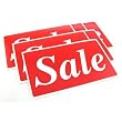 6 Sale Display Signs Window Wall Showcase Message Unit