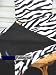 Plaid Muster Zebra Afrika Kolonialstil Safari 127x152