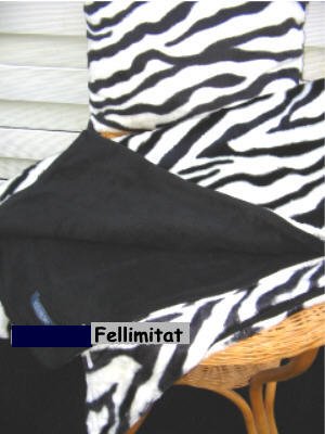 Plaid Muster Zebra Afrika Kolonialstil Safari 127x152