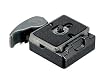Manfrotto 323 RC2 Rapid Connect Adapter with 200PL-14 Quick Release Plate - Replaces 3299 (Black)