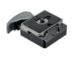 Manfrotto 323 RC2 Rapid Connect Adapter with 200PL-14 Quick Release Plate - Replaces 3299 (Black)