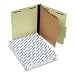 Pendaflex 1157G Pendaflex Pressboard Classification Folders, Ltr, 4-Section, Lt Green, 10/Box