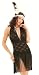Forplay Lace Dress, Matching Thong And Headpiece