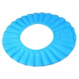 Outdoortips Baby Child Kid Toddler Bath Time Shampoo Eye Shield (Blue)