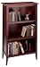 Winsome 92348 Espresso Beechwood SHELF BOOKCASE 3-TIER TOSCANA