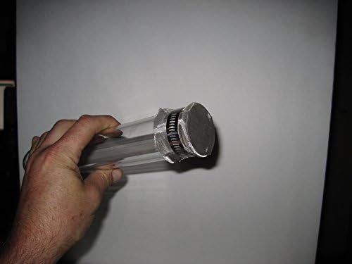 Essential Oil Glass Extractor Kit w/support ring / 28 Gram Capacity / 1" X 20" / Screens and Clamp Included!