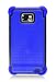 Samsung i777 Galaxy S 2 (At&t) Hybrid Case with Perforated Armored Back Plate - Black/Blue (Package include a HandHelditems Sketch Stylus Pen)