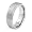 Brushed and Polished Ridged Edge Tungsten Carbide Ring (7.0mm) - Size 5.0