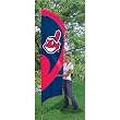 Cleveland Indians Tall Team Flags 8.5 ft x 2.5 ft MLB Baseball Fan Shop Sports Team Merchandise