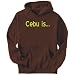 Hoodie Mens Brown 