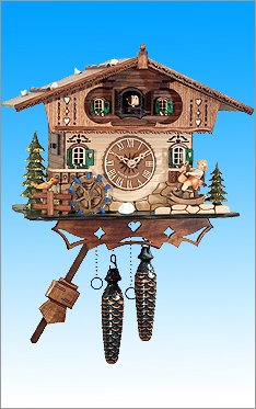 Black Forest Rocking Horse Cuckoo Clock