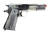 UHC Model 1911 Spring Airsoft Pistol - Clear, with Free 1000 BB's
