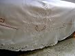 Elegant Embroidery White Stain Round Table Cloth 71"