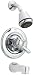 Delta 1748-74 Classic Single-Handle Tub and Shower Faucet, Chrome