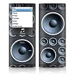Bass is Good Design Protective Decal Skin Sticker for Apple iPod nano 4G (4th Generation) Player