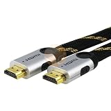 Premium FLAT 6FT 24K Gold HDMI Cable 1080p 1.3 for HDTV