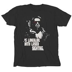 Terminator .45 Longslide With Laser Sighting Black T-shirt Tee
