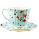 Sweet Pea Cup and Saucer