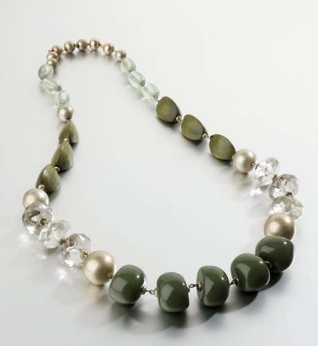 Long Chunky Beaded Necklace