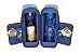 Picnic Time Estate Insulated Wine Tote, with Service for 2, Vista Blue