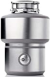 InSinkErator Evolution EXCEL 1 HP Continuous Feed Waste Disposer with 1725 RPM Dura-Drive Induction Motor, SoundSeal Plus, MultiGrind Plus, Jam-Sensor Circuit, Auto-Reverse, Stainless Steel Chamber and 7-Year In-Home Service Warranty