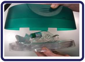 OxySure 615-04 Replacement Oxygen Mask/Tray, 9-3/4" Width x 2-1/2" Height x 5" Depth, For Child