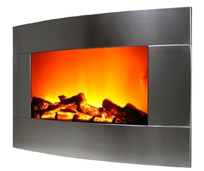NEW Home 14 Watts Electric Wall Mount Fireplace w 3D Patented Flame Technology