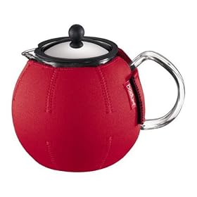 Bodum Nero Tea Coat for 1.0l Assam, Red