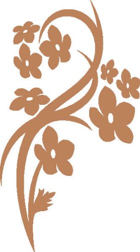 Opiniones de Etiqueta de la pared d211 gran florecimiento de las