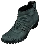 Rieker Damen Stiefel/Stiefelette Nicaragua, RV, Velourfutter 100% Polyester, TR-Sohle in Lynn cenere, Größe 38.0, Artikelnummer EH480623
